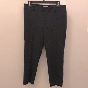 Club Monaco Textured Pants Cropped Black Size 6